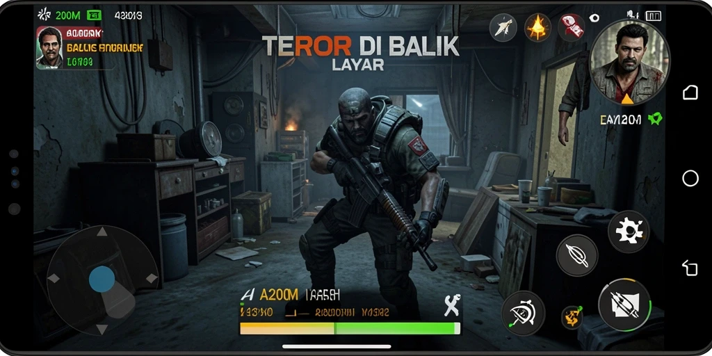Gameplay menyeramkan A200M yang menghadirkan ketegangan nonstop.
