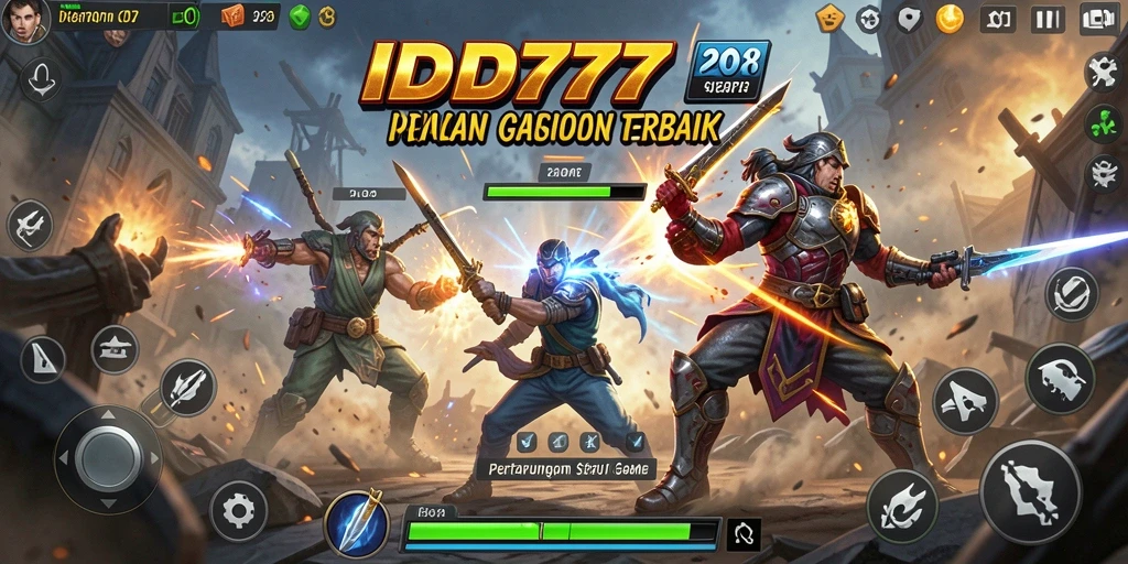 Tampilan gameplay ID777 dengan aksi pertarungan yang seru.