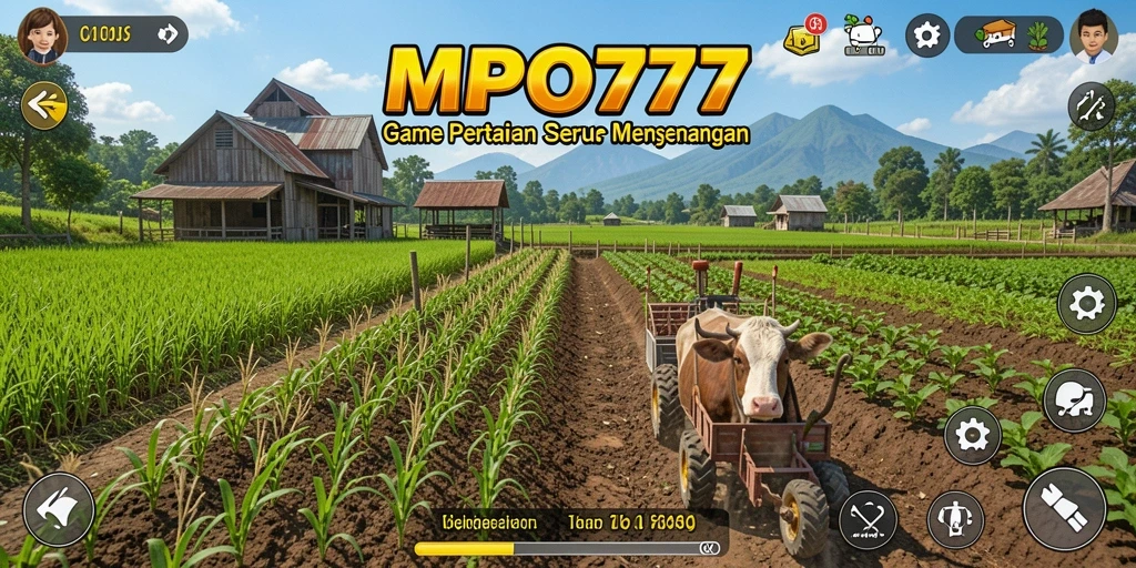 Tampilan gameplay MPO777 yang memukau dengan aktivitas bertani yang menyenangkan.