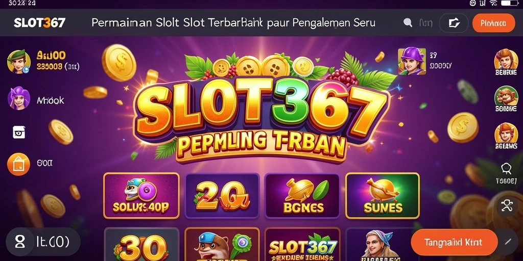 Tampilan gameplay menampilkan gulungan yang berputar cepat dengan efek visual menarik.