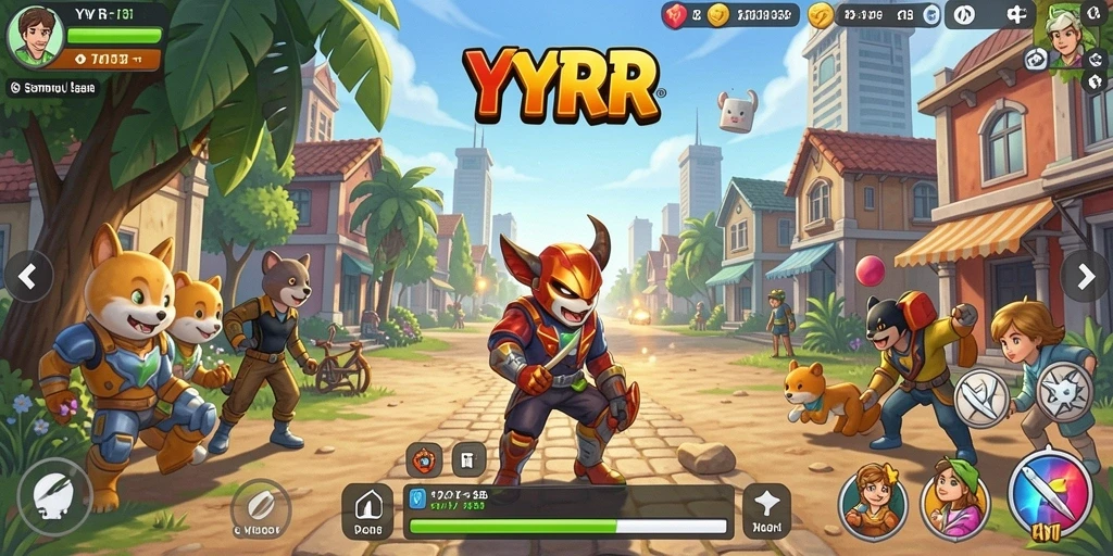 Gameplay seru dan interaktif dari YYRR yang mengasyikkan.