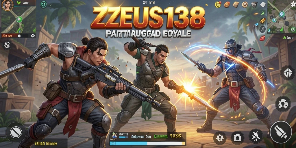 Gameplay seru dan grafis menakjubkan di ZEUS138 Battle Royale.